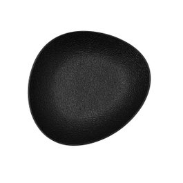 Bidasoa Plato Hondo Irregular Porcelana Fosil Negro 18 Unidades