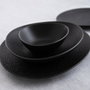 Bidasoa Plato Hondo Irregular Porcelana Fosil Negro 18 Unidades