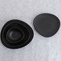 Bidasoa Plato Hondo Irregular Porcelana Fosil Negro 18 Unidades
