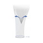 DeLOCK Funda trenzada con cierre de gancho y lazo 10 m x 19 mm blanco