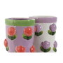 DKD Home Decor Macetero Dolomite Botas Tulipán Surtido de 2 Piezas