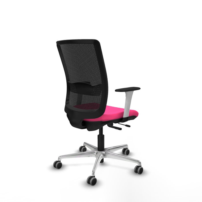 PIQUERAS Y CRESPO Silla de oficina Haches Rosa y Negro PIQUERAS Y CRESPO Silla de oficina Haches Rosa y Negro
