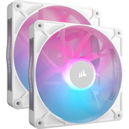 Corsair RX RGB Series iCUE LINK RX140 RGB Blanco Dual Pack Corsair RX RGB Series iCUE LINK RX140 RGB Blanco Dual Pack