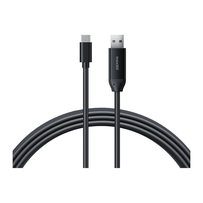 Insta360 Insta360 Connect Cable USB-A a USB-C de 10m, Negro