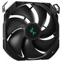 DeepCool ASSASSIN 4S Refrigerador de Aire para CPU - Ventilador de 140mm, 7 Tubos de Calor, PWM, Compatible con LGA 1150/1151/1155/1200/1700/2011-v3/2066/AM4/AM5 - Negro