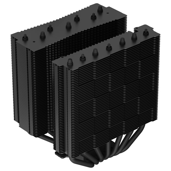 DeepCool ASSASSIN 4S Refrigerador de Aire para CPU - Ventilador de 140mm, 7 Tubos de Calor, PWM, Compatible con LGA 1150/1151/1155/1200/1700/2011-v3/2066/AM4/AM5 - Negro