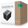 DeepCool ASSASSIN 4S Refrigerador de Aire para CPU - Ventilador de 140mm, 7 Tubos de Calor, PWM, Compatible con LGA 1150/1151/1155/1200/1700/2011-v3/2066/AM4/AM5 - Negro