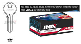 JMA LLAVES PROMO 50+5 LLAVES ACERO TIPO A MOD:CI-DL