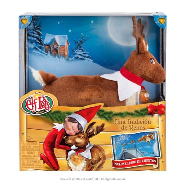 Cuento y peluche reno the elf on the shelf