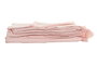 DKD Home Decor Plaid Rosa Blanco 260 x 160 cm 2 Unidades Algodon Reciclado Poliester Hecho a Mano Flecos