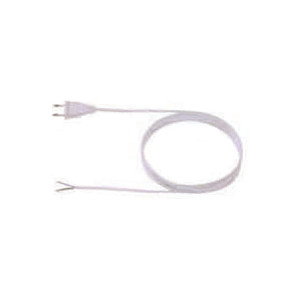 Bachmann Cable de alimentación H03VVH2-F 2x0.75 2m blanco Bachmann Cable de alimentación H03VVH2-F 2x0.75 2m blanco