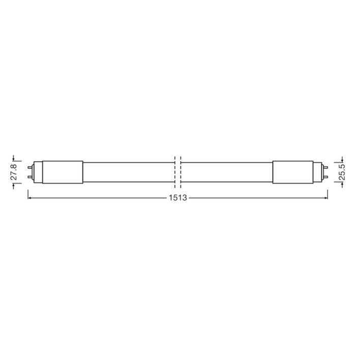 OSRAM LEDTUBE T8 UN P 1500 20W 840 LED Röhre 3100 lm 4000 G13