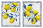 DKD Home Decor Cuadro MDF Limones 30x2x40 Surtido de 2