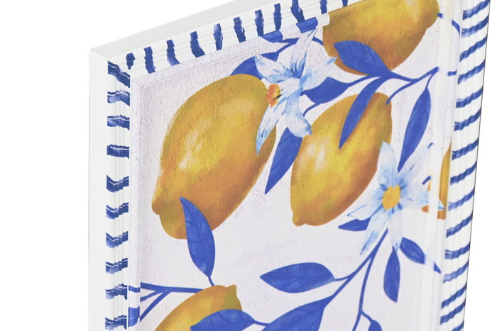 DKD Home Decor Cuadro MDF Limones 30x2x40 Surtido de 2