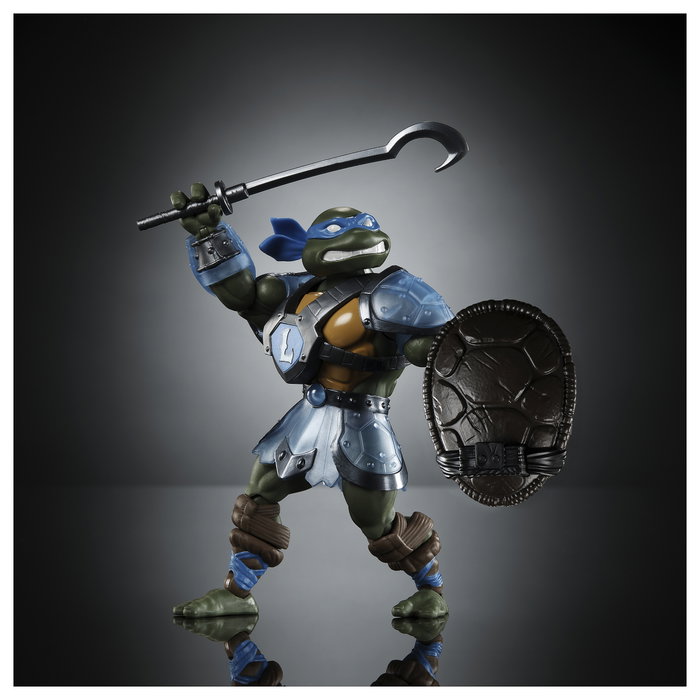 Mattel MOTU x TMNT: Turtles of Grayskull Leonardo 14 cm