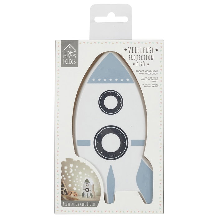 Home Deco Kids Luz Quitamiedo Led Cohete para Niños 25 Lumens 5500K