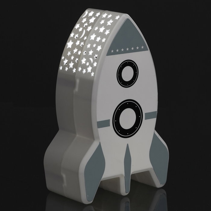 Home Deco Kids Luz Quitamiedo Led Cohete para Niños 25 Lumens 5500K