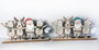 DKD Home Decor Figuras de Madera Navidad Surtido 2 Modelos 30x4x17 cm