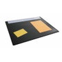 Durable Base de escritura PP con calendario anual 650x500 mm Negro