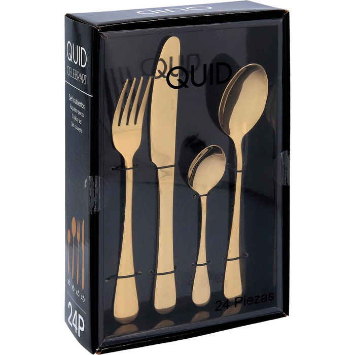 Set 24 Cubiertos Acero Inox Celebrart Quid 26 cm-2 mm Set 24 Cubiertos Acero Inox Celebrart Quid 26 cm-2 mm