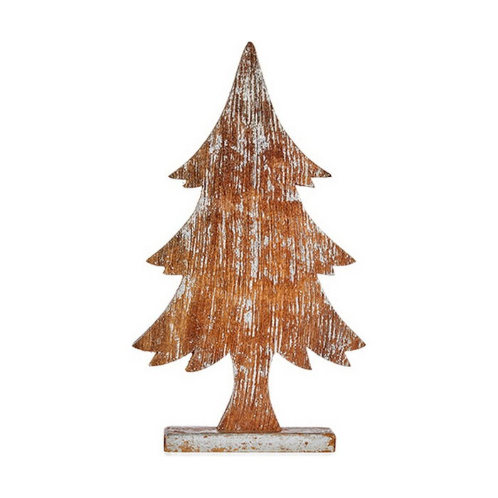 Krist+ Árbol de Madera Plata 50 cm (Set de 6)