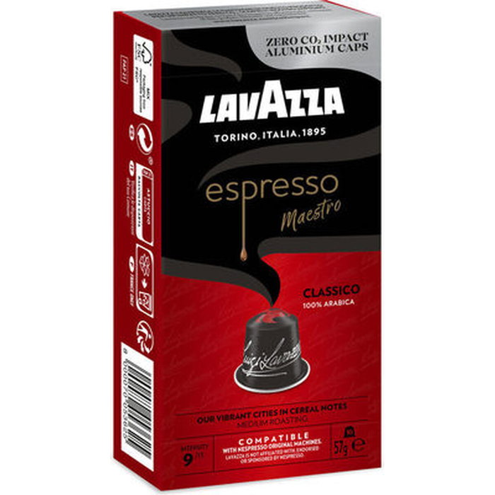 Lavazza Espresso Maestro Classico Cápsulas para Nespresso Caja de 10 Lavazza Espresso Maestro Classico Cápsulas para Nespresso Caja de 10
