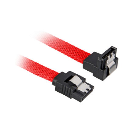 Sharkoon Kabel SATA III 90° sleeve 0.45m rot Sharkoon Kabel SATA III 90° sleeve 0.45m rot