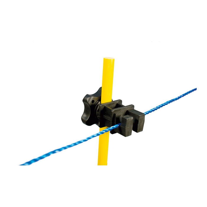 Pastormatic DFV-21 Pack 25 Aisladores para Cuerda y Alambre en Postes Ø 12 mm Pastormatic DFV-21 Pack 25 Aisladores para Cuerda y Alambre en Postes Ø 12 mm