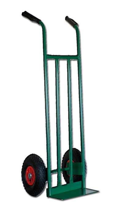 LAMS Carretilla de Almacén HT1849 con Rueda Neumática y Pala Corta Verde LAMS Carretilla de Almacén HT1849 con Rueda Neumática y Pala Corta Verde