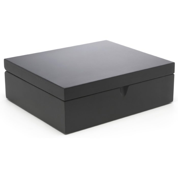 Bredemeijer Caja para Bolsitas de Té de 6 Compartimentos Negro 184006 Bredemeijer Caja para Bolsitas de Té de 6 Compartimentos Negro 184006