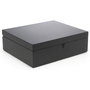 Bredemeijer Caja para Bolsitas de Té de 6 Compartimentos Negro 184006