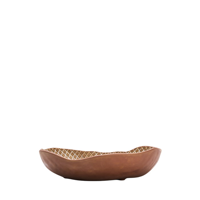 Summa Bol Vareira Marrón 25.5 cm - Bol de Gres para Vajilla