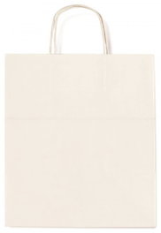 SADOCH REX Paquete de 25 bolsas Kraft Allegra color blanco 21x8x16cm