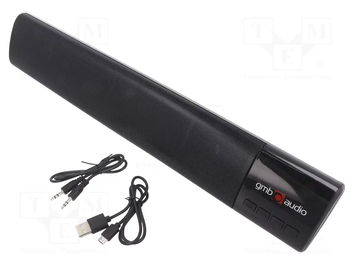GEMBIRD Barra de sonido negra GEMBIRD Barra de sonido negra