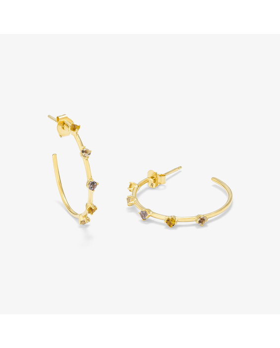 Radiant Pendientes Aros Mediano Gold FANTASY Dorado Radiant Pendientes Aros Mediano Gold FANTASY Dorado