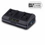 Scheppach Cargador Doble SDBC2.4A 2,4 A para Baterías 20V IXES