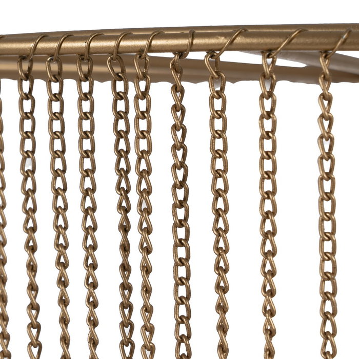 Lámpara Techo Oro Metal 60 X 60 X 80 cm Lámpara Techo Oro Metal 60 X 60 X 80 cm