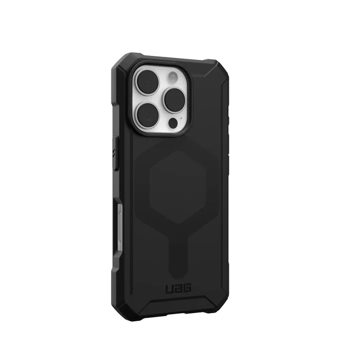 Urban Armor Gear Essential Armor Funda iPhone 16 Pro Negro 6.3" (16 cm) con MagSafe - Protección Anticaídas