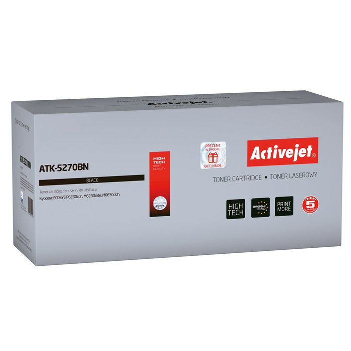 TÓner activejet atk-5270bn (reemplazo para kyocera tk-5270k - supreme - 8.000 pÁginas - negro) TÓner activejet atk-5270bn (reemplazo para kyocera tk-5270k - supreme - 8.000 pÁginas - negro)
