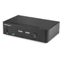 StarTech.com Switch KVM de 2 Puertos DisplayPort 4K a 60Hz con Hub USB 3.0 y Audio