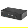StarTech Switch KVM de 2 Puertos DisplayPort - 4K a 60Hz para Una Pantalla con Hub USB 3.0 y Audio - Controla 2 PCs - Modelo TAA