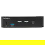 StarTech Switch KVM de 2 Puertos DisplayPort - 4K a 60Hz para Una Pantalla con Hub USB 3.0 y Audio - Controla 2 PCs - Modelo TAA