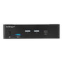 StarTech.com Conmutador KVM 2 Puertos DisplayPort 4K 60Hz, USB 3.0, Audio, SV231DPU3 4K - Switch KVM para Controlar 2 Ordenadores con 1 Teclado, Ratón y Monitor