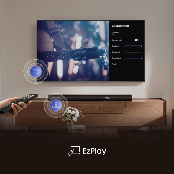 Barra de Sonido Hisense AX5100Q 580 W Negro