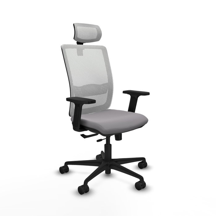 PIQUERAS Y CRESPO Silla de oficina Haches Gris y Blanco PIQUERAS Y CRESPO Silla de oficina Haches Gris y Blanco