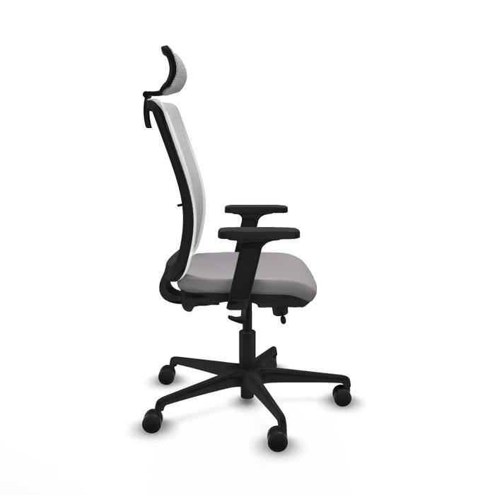 PIQUERAS Y CRESPO Silla de oficina Haches Gris y Blanco PIQUERAS Y CRESPO Silla de oficina Haches Gris y Blanco
