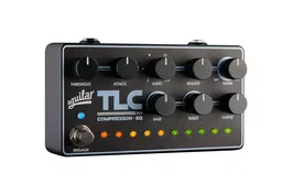 Aguilar TLC DLX Compressor EQ Pedal para Bajo, Compresor Estudio, EQ Graves y Agudos, Medición LED