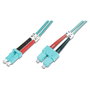 Digitus Cable de conexión de fibra óptica LC a SC Multimode OM3 1m