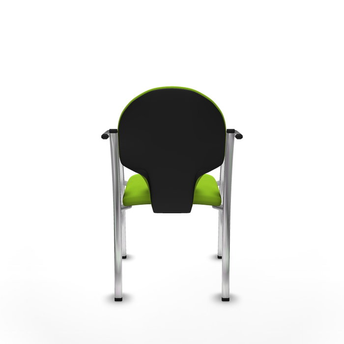 PIQUERAS Y CRESPO Silla Hellín Pistacho con Brazos Fijos PIQUERAS Y CRESPO Silla Hellín Pistacho con Brazos Fijos