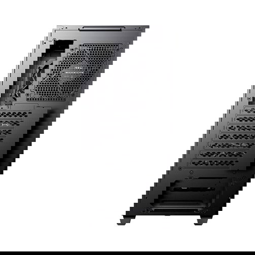 MSI MPG Sekira 100P Torre Midi ATX PC Gaming Aluminio Negro con 4 Ventiladores ARGB, Ventana de Cristal Templado, Soporte para Fuente de 25 cm y Gráficas de 34 cm